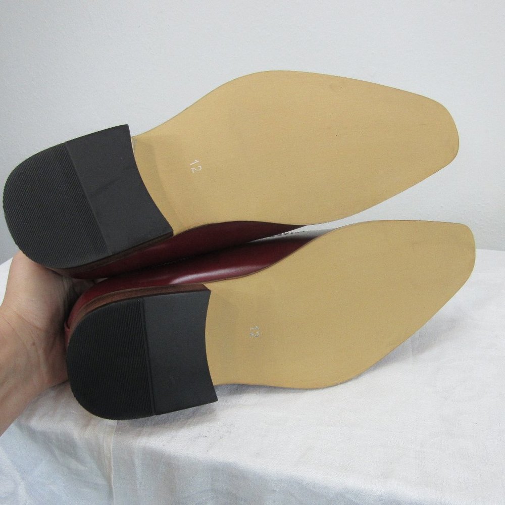 Gino Vitale Men's dress shoes wine 12 no box - Picture 6 of 7